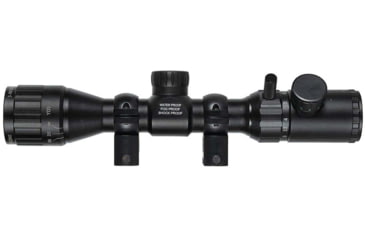 Image of Monstrum 3-9x32 AO Rifle Scope with Illuminated Range Finder Reticle and Parallax Adjustment, Black, S3932-AO-B