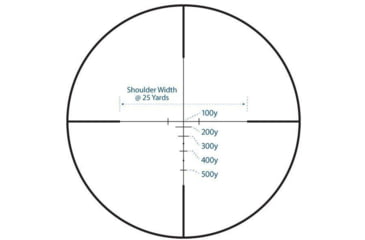 Image of Monstrum 3-9x32 AO Rifle Scope with Illuminated Range Finder Reticle and Parallax Adjustment, Black, S3932-AO-B