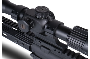 Image of Monstrum Extended Series Offset Cantilever Picatinny Scope Mount - 30mm, Black, 30 mm, ME308-B