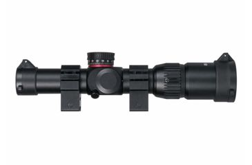 Image of Monstrum G2 1-6x24mm Rifle Scope, 30mm Tube, FFP, Illuminated Rangefinder Reticle, Adjustable Objective, Black G2-BFFPS1624-R