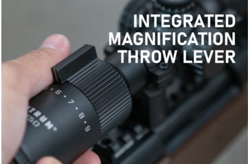 Image of Monstrum Guardian 4-12x50mm w/ Parallax Adjustment AO Rifle Scope, 1in Tube Second Focal Plane, Black, SG41250-AO-B