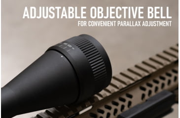 Image of Monstrum Guardian AO Rifle Scope, 3-9x40mm, 1 inch Tube, Second Focal Plane, Crosshair Reticle, Black, SG3940AO-B