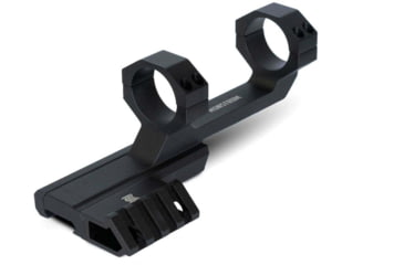 Image of EDEMO Monstrum Offset Picatinny Scope Mount w/45 Degree 4-Slot Picatinny Mount, 30mm, Black, ZS313-B, EDEMO1