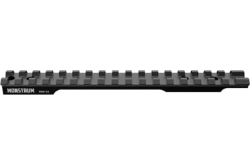 Image of Monstrum Remington 700 Long Action 17-Slot Picatinny Rail, 0 MOA, Black, RM153
