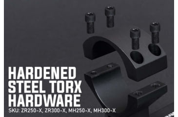 Image of Monstrum Slim Profile Series Offset Cantilever Picatinny Scope Mount, 34mm, Black, ZR341-B