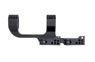 Image of Monstrum Slim Profile Series Cantilever Offset Dual Ring Picatinny Scope Mount w/ Quick Release, Black, 30 mm ZR302-Q-B