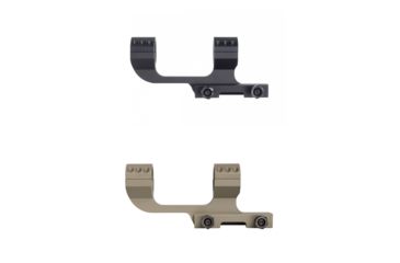 Image of Monstrum Slim Profile Series Offset Picatinny Scope Mount, 1 in, Black, Flat Dark Earth