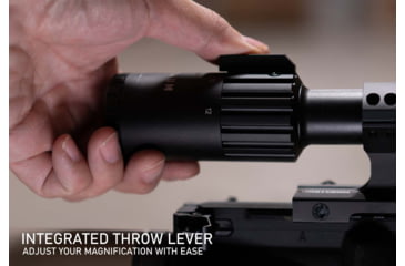 Image of Monstrum Tactical AO Rifle Scope, 4-12x44 mm, 1 in Tube, MOA Reticle, Black, S41244-AO-B-MH253