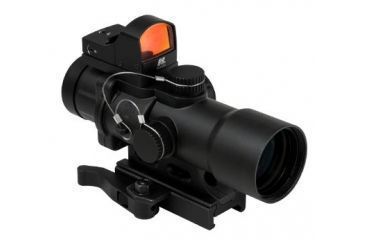 Image of NcSTAR 3.5X32 CPO Scope w/ Micro Red Dot SEECPRQ3532GD