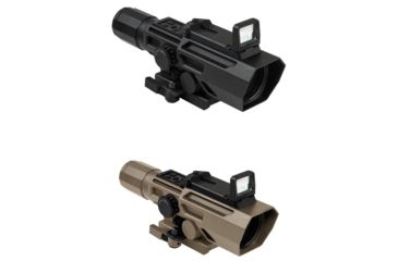 Image of NcSTAR Advance Dual Optic 3-9x42 Rifle Scope w/ Flip Up Red Dot, Black, Tan