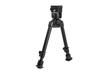 Image of NcSTAR Bipod With Weaver Quick Release Mount/Universal Barrel Adapter Included/Notched Legs, BLACK ABUQNL