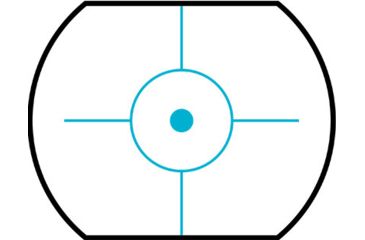 Image of NcStar Blue Four Reticle Reflex w/QR Mount, Black, 196629