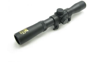 Image of NcSTAR Compact Rifle Scope - 4x20.22 &amp; Air Gun Scope / Blue / Ring SCA420B Rifle Scope