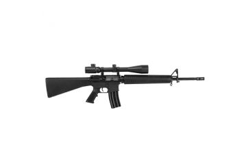 Image of NCSTAR Euro Series 6, 24x50mm 30mm Tube Rifle Scope, Black w/Illuminated Mil, Dot Reticle SUM62450G