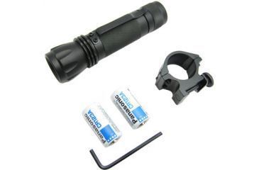 Image of NcSTAR Tactical Flashlight, CR123A, 160 Lumens, Black, ATFLB