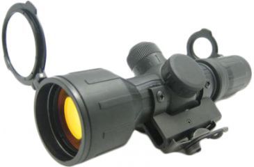 Image of NcSTAR Illuminated Compact Rifle Scope - 3-9x42E AR15 / M16 Ill. Comp. Rubber Coated Scope / AR Mount SECRAQ3942R Rifle Scope