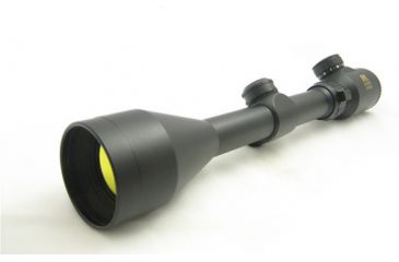 Image of NcSTAR Illuminated Rifle Scope - 3-9x50E Black Scope / Ruby / Ring SEFB3950R Rifle Scope