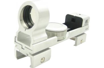 Image of NcSTAR Red Dot Sight - 1x25 Compact Red Dot / Weaver &amp; .22 Base / Silver DAS