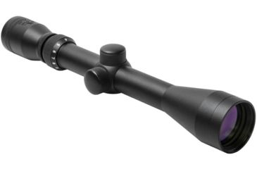 Image of NcSTAR Regular Rifle Scope, 3-9x40 Black Scope / Green / Ring SFB3940G