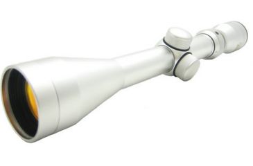 Image of NcSTAR Regular Rifle Scope - 3-9x40 Silver Scope / Ruby / Ring SFS3940R
