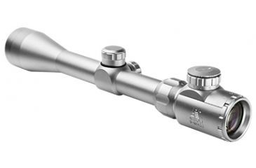 Image of NcSTAR Shooter I Gen Ii Series 3-9X40 Silver Scope/Red &amp;Green Ill./Green Lens/Weaver Rings SEEFS3940G