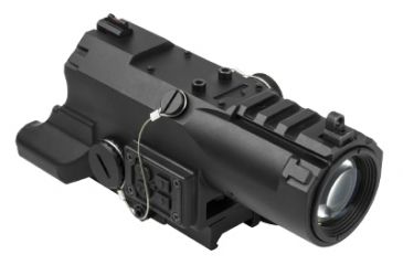 Image of NCStar VECO434QRB Eco 4x34mm 29.2ft@100yds Black Illuminated Urban Tactical