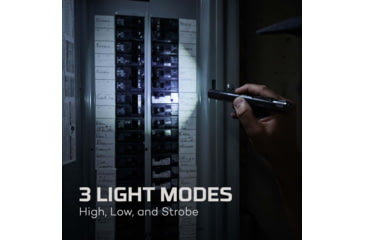 Image of Nebo Columbo Inspection Pen-Sized Flashlight, Alkaline, 150 Lumens, Black, NEB-POC-0007