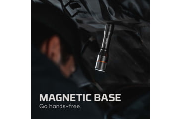 Image of Nebo Davinci Rechargeable Handheld Flashlight, 1500 Lumens, Black, NEB-FLT-0019