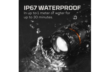 Image of Nebo Davinci Rechargeable Handheld Flashlight, 1500 Lumens, Black, NEB-FLT-0019