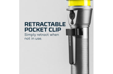 Image of Nebo Franklin Twist Rechargeable Flashlight/ Work Light and Lantern, 400 Lumens, Black, NEB-WLT-0024