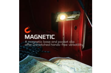 Image of Nebo Slim+ 1200 Li-ion 803450 Rechargeable Battery 1200 Lumens LED Flashlight