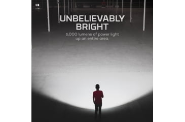 Image of Nebo Redline COB LED Flashlight, Lithium Ion, White, 6000 Lumens, Black, NEB-FLT-0002