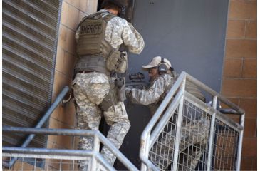 Image of OpticsPlanet Exclusive Burris AR-332 3x32mm Prismatic Red Dot Sight, Ballistic CQ Reticle,  Black 300209