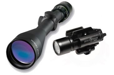 Image of Trijicon AccuPoint 2.5-10x56 30mm Rifle Scope with Surefire Flashlight