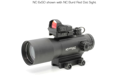 Image of Newcon Optik NC BURD Red Dot Sight, Red Dot Reticle, Black, NC BURD