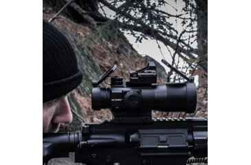 Image of Newcon Optik NC BURD Red Dot Sight, Red Dot Reticle, Black, NC BURD