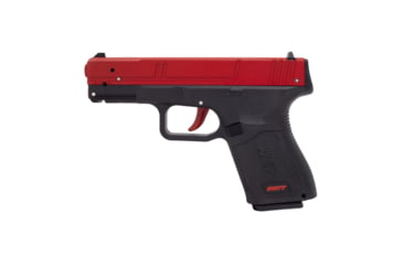 Image of NextLevel Training SIRT 115C Optic Ready Slide Compact Laser Training Pistol, G19 MOS, Red Take Up Laser, Red Shot Indicator Laser, Black/Red, 115-S2RORC-00