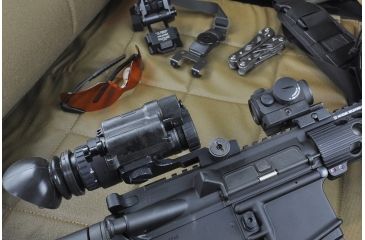 Image of NG PVS14-3 Bravo MG Gen 3 Multi-Purpose Night Vision Monocular with Manual Gain, Black NGPVS143B