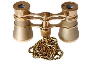 Image of LaScala Optics CARMEN Opera Glasses - Titanium Body, Golden Rings