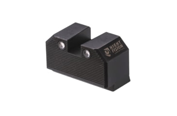 Image of Night Fision Optics Ready Stealth Lower 1/3rd Night Sight Set, Glock 17/19/34 w/ RMR/507c/SRO/ACRO, Yellow Front, Black, GLK-001-330-353-YGZG