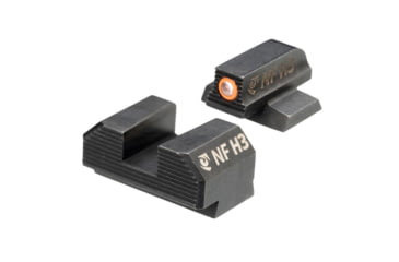 Image of Night Fision Optics Ready Stealth Night Sight Set for Canik MC9/507k/EPS w/ Orange Front, Blank Rear, Black, One Size, CNK-030-163-193-OGZX