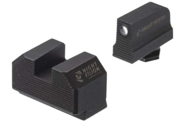 Image of Night Fision Optics Ready Stealth Glock Night Sight Set, Glock 43/43x w/ 507k, Black Front Ring, Blank Rear Sight, GLK-003-290-297-ZGZX