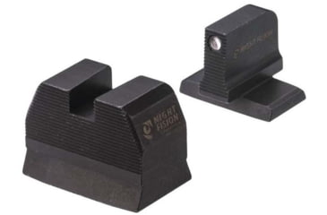 Image of Night Fision Optics Ready Stealth Heckler &amp; Koch Night Sight Set, HK VP9 w/ RMR/507c/508t, Black Front Ring, Blank Rear Sight, HAK-127-350-387-ZGZX
