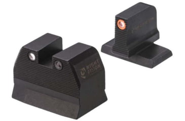 Image of Night Fision Optics Ready Stealth Heckler &amp; Koch Night Sight Set, HK VP9 w/ RMR/507c/508t , Orange Front Ring, HAK-127-350-387-OGZG