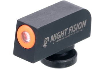 Image of Night Fision Tritium Front Sight for Taurus G2c/G2/G3/TX22 w/ Orange Ring, Black, One Size, TAU-250-001-OGXX
