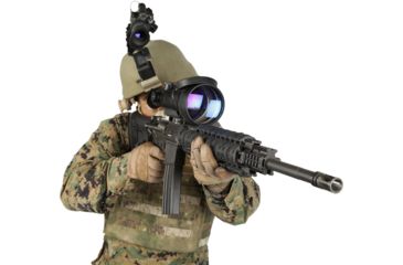 Image of Night Optics Gladius 760 6x165mm Gen 3 Night Vision Rifle Scope, Advanced, Gated, Manual Gain, NO-NS-760-3AGM