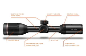 Image of NIGHT PEARL Harpia 50 Pro 4.8x50mm 30mm Tube Thermal Rifle Scope, 50 Hz, 384x288 pixels, 2NPHARPIA50PRO