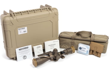 Image of NightForce MIL-SPEC ATACR 4-20x50mm F1 R-VPS KIT 34mm Tube Rifle Scope, First Focal Plane, Horus Tremor 3 Reticle, Dark Earth, JQ74-M642-1