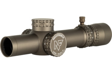 Image of NightForce NX8 Capped E/W Rifle Scope, 1-8x24mm, 30mm Tube, FC-DMx Reticle, Dark Earth, C663