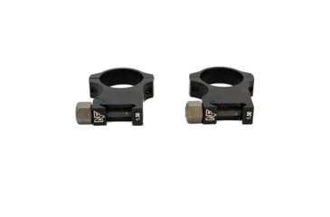 Image of NightForce Standard Duty Rifle Scope Ring Set, Black, 30mm,1.5in,Extra High A419